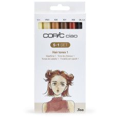 Набір маркерів Copic Ciao Set "5+1", Hair Tones 1