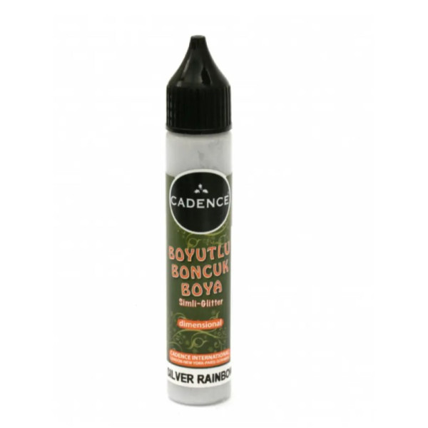 Контур глиттерный Cadence Glitter Color, Радужный, 25 мл