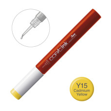 Чорнило для заправки маркерів Copic Ink Y-15 Yellow Жовтий 12 мл