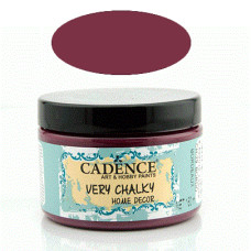 Крейдяна акрилова фарба Cadence Very Chalky Home Decor, 150 мл, Бордо