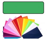 Папір обгортковий тишею однотонний Folia Tissue Paper 20 г/м2, 50x70 см, 13 листів, №50 Green Зелений