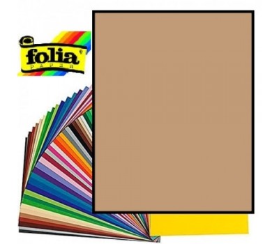 Двухсторонний декоративный картон фотофон Folia Photo Mounting Board 300 г/м2, 50x70 см №75 Deer brown Коричневый