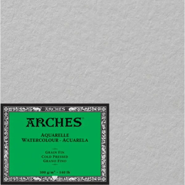 Альбом для акварели Arches Cold Pressed Natural White 300 г, 26x36 см, 12 листов