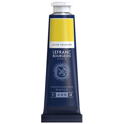 Краска масляная Lefranc Fine 40 мл, № 153, Primary Yellow Основной Желтый