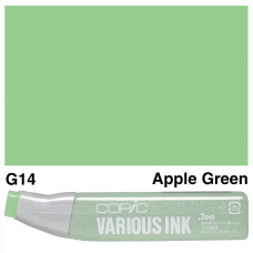 Чорнило для заправки маркерів Copic Various Ink G-14 Apple green Яблучно-зелений