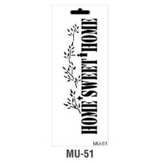 Трафарет серия MU Mix Media Stensil 15х25 см Cadence MU-51