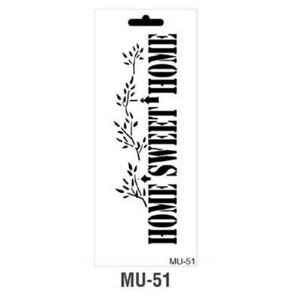 Трафарет серия MU Mix Media Stensil 15х25 см Cadence MU-51