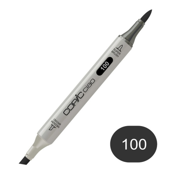 Маркер Copic Ciao 100 Black Чорний