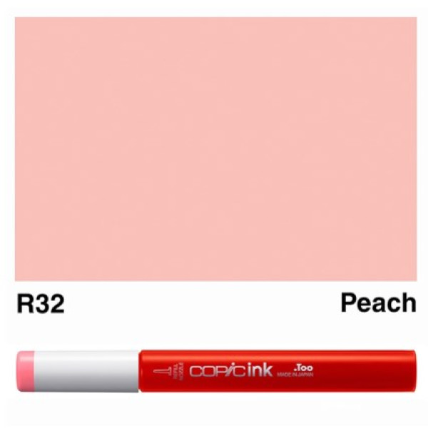 Заправка для маркерів COPIC Ink, R32 Peach Персиковий, 12 мл