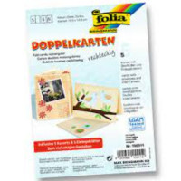 Открытка Folia Cards rectangular-single fold 220 гр, 10,5x15 см, № 23 Pink Розовый арт 150523