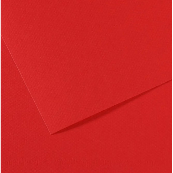 Бумага для пастели Canson Mi-Teintes, №506 Красный Poppy red, 160 г/м2, 75x110 см