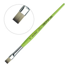 Пензель плоска синтетика DaVinci 374 Fit for Hobby School, № 10