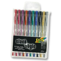 Набір гелевих ручок Folia Gel-Pens Metallic, 10 шт