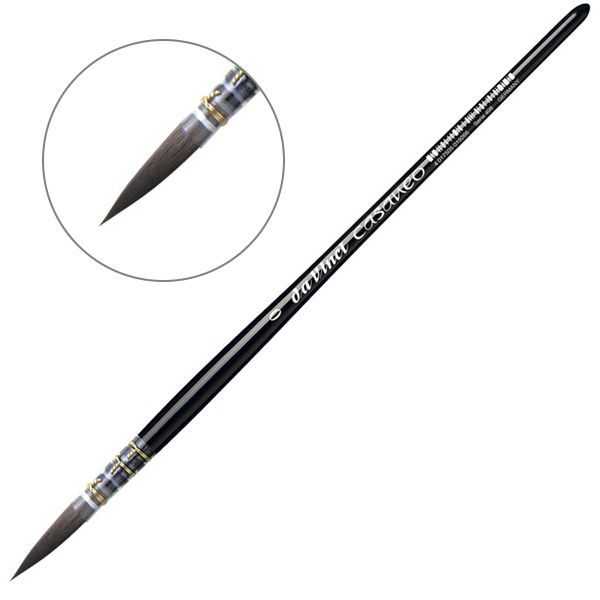 Пензель DaVinci 498 серія Casaneo Wash Brush (синтетика імітація білки) №0