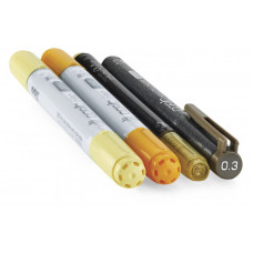 Набір спиртових маркерів Copic Ciao Set Doodle Pack Yellow, Жовті відтінки 2+1+1 шт