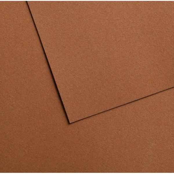 Папір для пастелі №605 Коричневий Brown Mi-Teintes Velvet Canson, 430 г/м2, 50x65 см, 1 лист