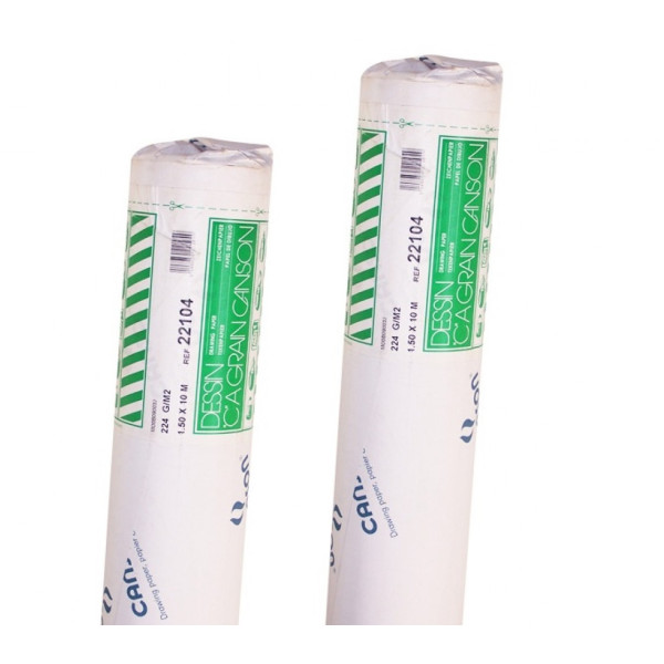 Папір для малюнка в рулоні Canson Ca Grain 224 г/м2, 1,5x10 м