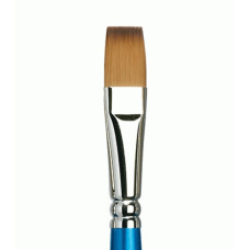 Кисть плоская зауженная синтетика Winsor Newton 555 Cotman Brushes, № 16
