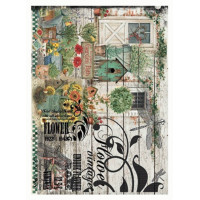 Декупажная карта на рисовой бумаге Rice Paper Decoupage Cadence, №356