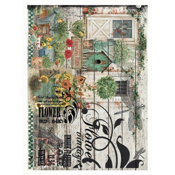 Декупажная карта на рисовой бумаге Rice Paper Decoupage Cadence, №356