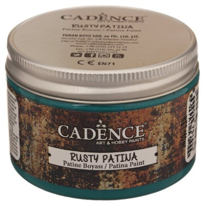 Краска-патина для с эффектом состаривания Cadence Rusty Patinа, 150 мл, Зеленый