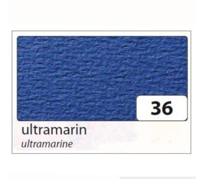 Картон Folia Tinted Mounting Board rough surface 220 г/м2, 50x70 см №36 Ultramarine Ультрамариновий