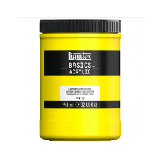 Акриловая краска Liquitex BASICS, 946 мл Кадмий желтый светлый
