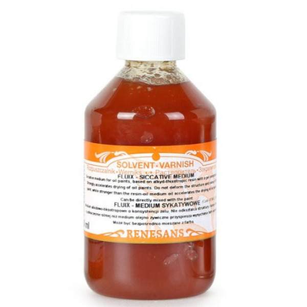 Ускоритель высыхания масляных красок Fluix-Siccative, 250 мл, Renesans