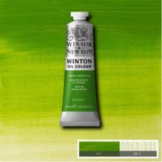 Краска масляная Winsor Winton Oil Colour, 37 мл, № 145, Chrome Green Хром Зеленый
