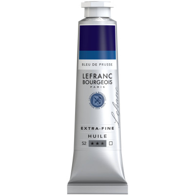 Олійна фарба Lefranc Extra Fine 40 мл №046 Prussian blue Прусський синій
