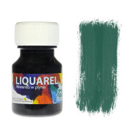 Рідка акварельна фарба Renesans LIQUAREL, 30 мл, №151 Справжній зелений