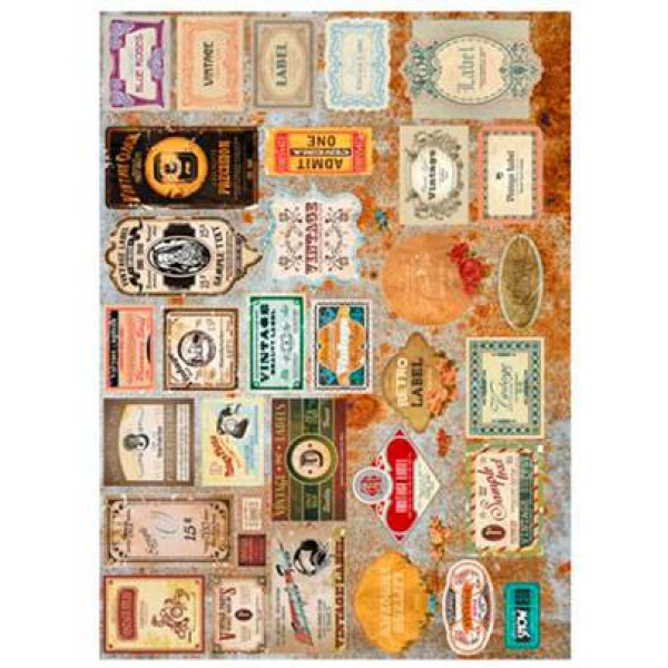 Декупажна карта на рисовому папері Cadenсe Rice Paper А4 Decoupage А4, №322
