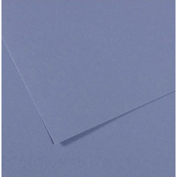 Бумага пастельная Canson Mi-Teintes 160 г/м2 50x65 см №118 Ice blue Голубоц лед