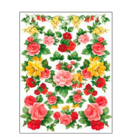 Карта для декупажу Троянди великі розміри 50x70 см арт DECOUP01_079
