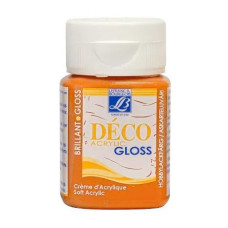 Lefranc фарба акрилова глянсова Deco Gloss Acrylic Cream 50 мл, # 332 Coral Кораловий арт 211424