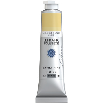 Олійна фарба Lefranc Extra Fine 40 мл №887 Naples yellow light Неаполітанський жовтий світлий