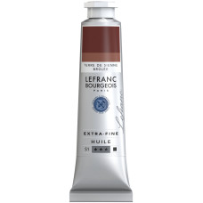 Краска масляная Lefranc 40 мл № 481 Burnt Sienna Сиена Жженая