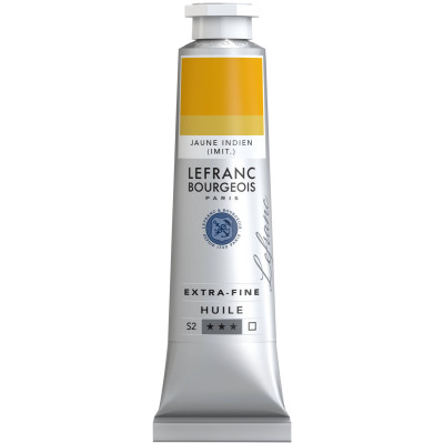 Краска масляная Lefranc Extra Fine 40 мл, 182 Индийский желтый