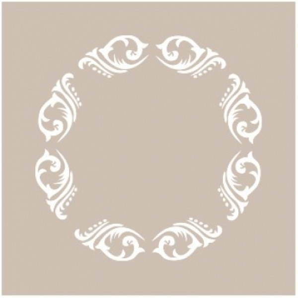Трафарет Cadence круглый, диаметр 22 см, YB-21