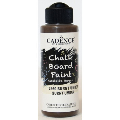 Фарба для створення крейдових дощок Cadence Chalk Board Paint, 120 мл, Коричнева