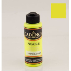 Акриловая краска Premium Acrylic Paint Cadence, 120 мл, Flouroscent Yellow Флуоресцентный желтый
