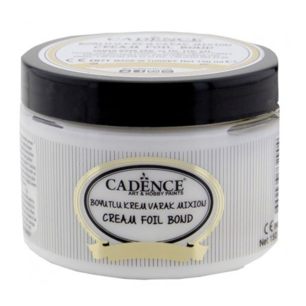 Об'ємна паста-клей для поталі на водній основі Cadence Cream Foil Bond, 150 мл