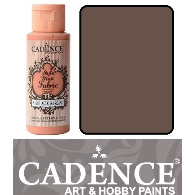 Фарба по тканині Cadence Style Matt Fabric Paint, 59 мл, Норка