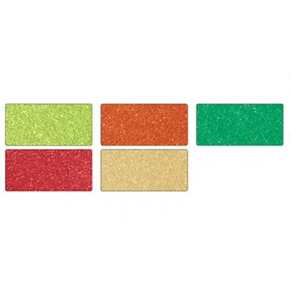 Набор картона с блестками Folia Glitter Board Oriental Восточные мотивы 300 гр, 24х34 см 5 листов
