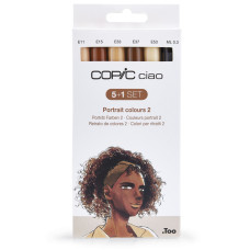 Набір маркерів Copic Ciao Set "5+1", Portrait 2