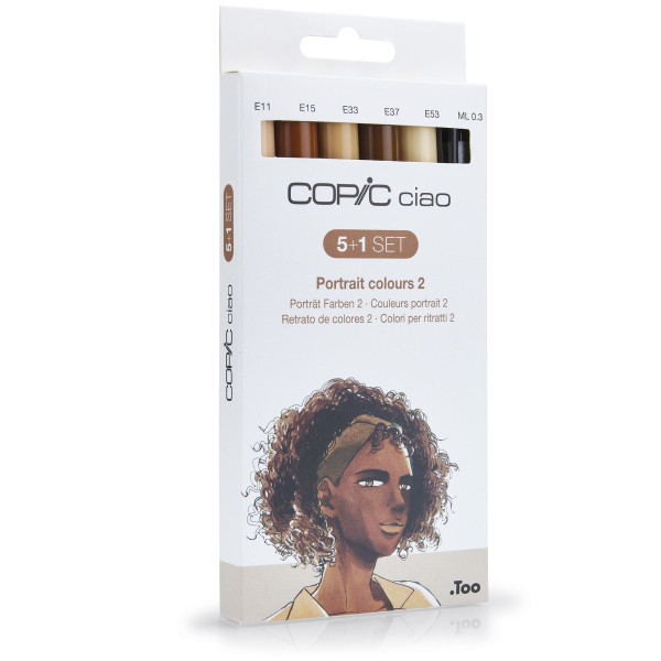 Набір маркерів Copic Ciao Set "5+1", Portrait 2