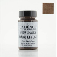 Cadence вінтажна фарба на акриловій основі Very chalky wash effect, 90 мл, Brown Коричневий арт WSH_12