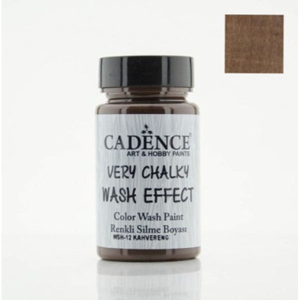 Cadence вінтажна фарба на акриловій основі Very chalky wash effect, 90 мл, Brown (Коричневий)