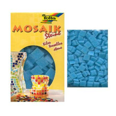 Мозаїка Folia Mosaic-glass tiles 200 г/м2, 10x10 мм (300 шт.) №30 Sky blue (Небесно блакитний)