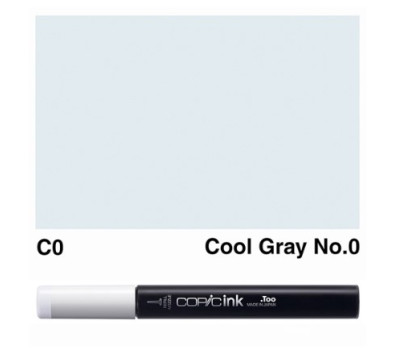 Заправка маркерів COPIC Ink, C0 Cool gray Холодний сірий, 12 мл